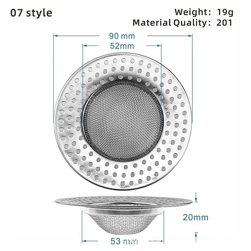 DRAINOVA – Stainless Steel Sink Drain Strainer