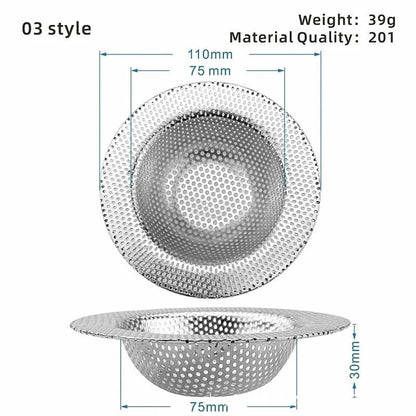 DRAINOVA – Stainless Steel Sink Drain Strainer