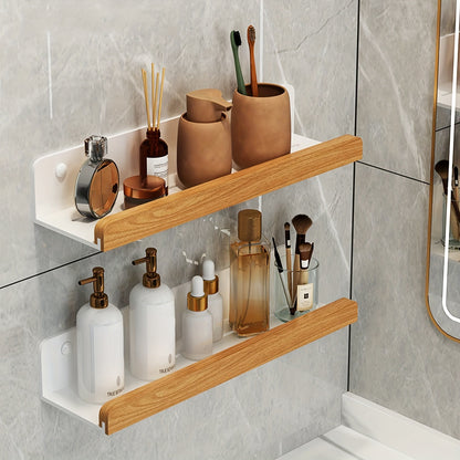 StarkesTett Floating Wall Shelf - Wrought Iron, No Drilling, Modern Design