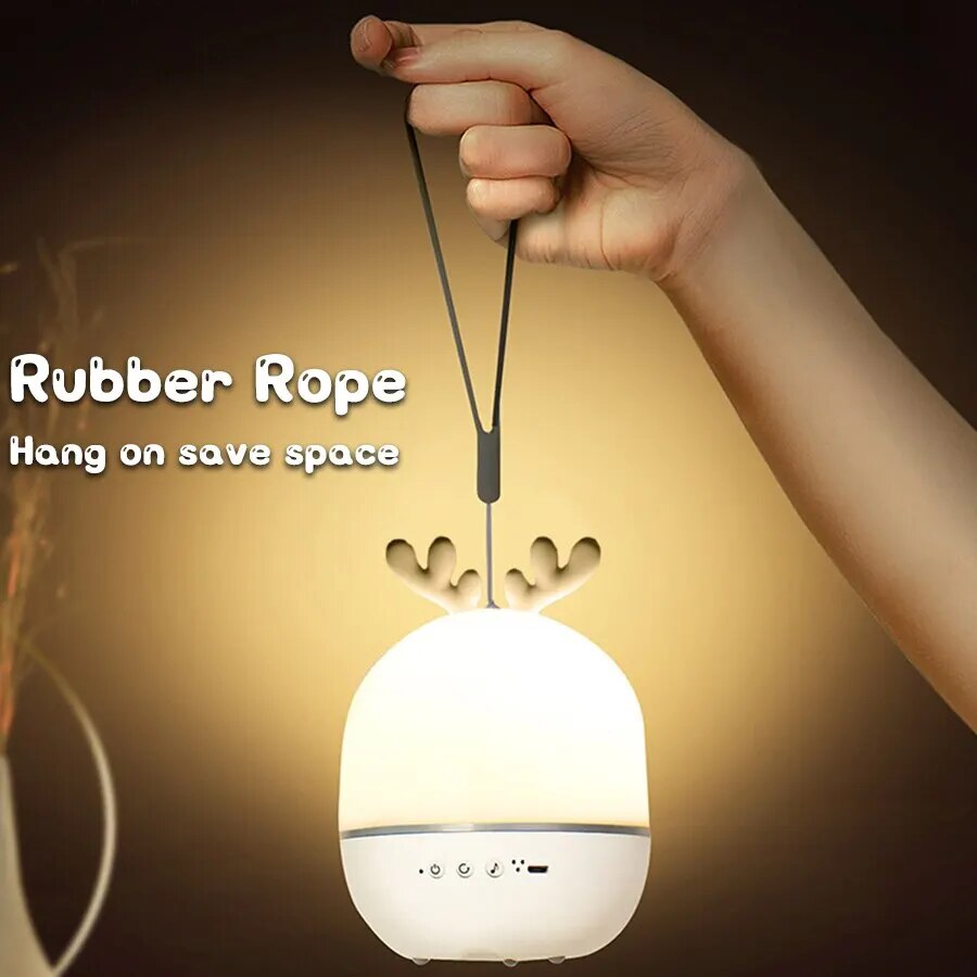 Star Projector Night Light for Kids Room – LED Rotating Galaxy Lamp with 6 Color Modes & USB Rechargeable Battery – Nursery Ceiling