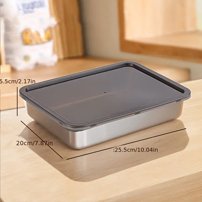 SteelStack™ – 3pcs Stainless Food Storage & Meal Prep Set