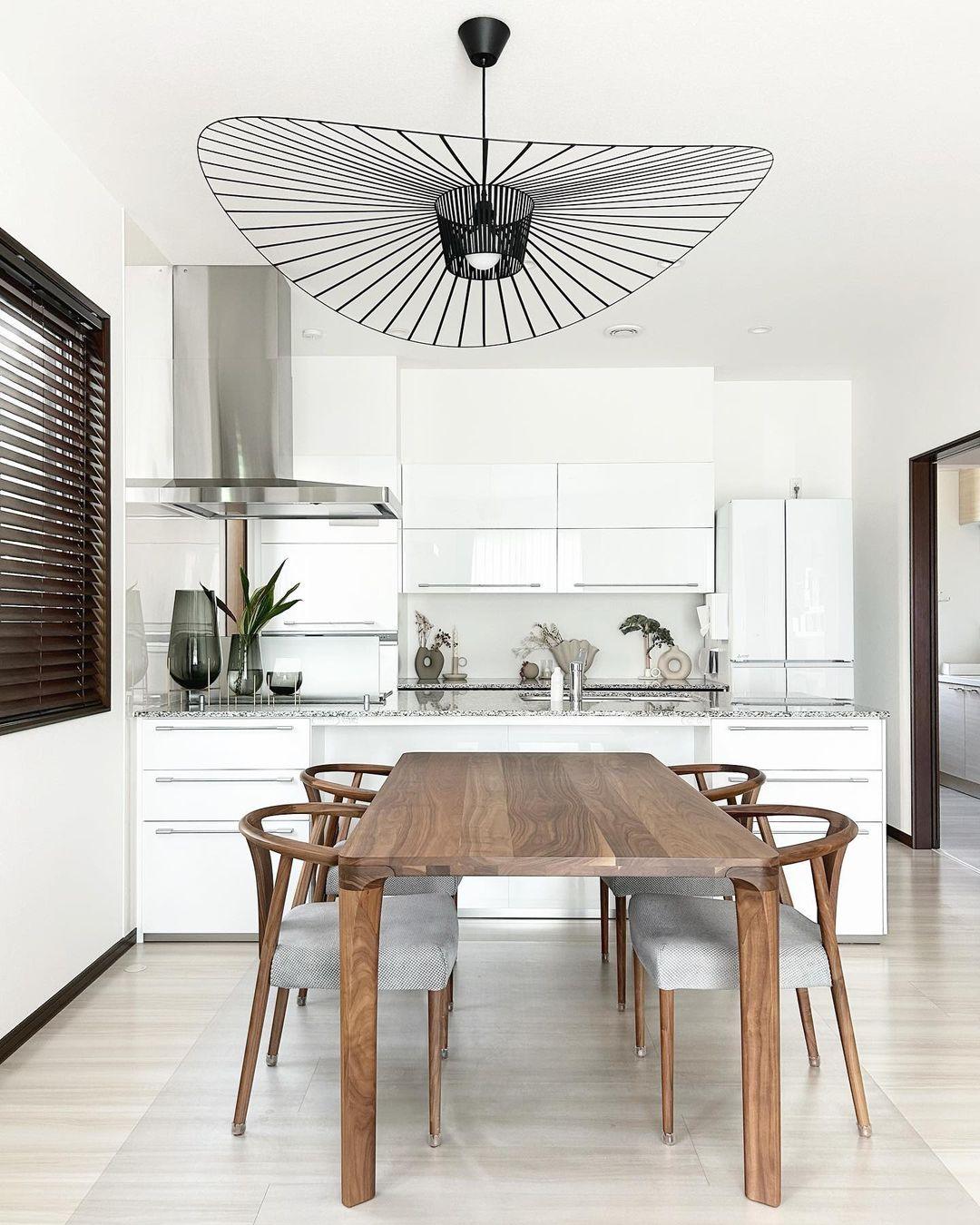 Oversized Woven Ceiling Fixture 47 in Black for Dining & Living Rooms Statement Lighting Above Tables Modern Handcrafted Fiber Shade