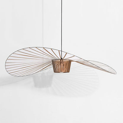 Oversized Woven Ceiling Fixture 47 in Black for Dining & Living Rooms Statement Lighting Above Tables Modern Handcrafted Fiber Shade