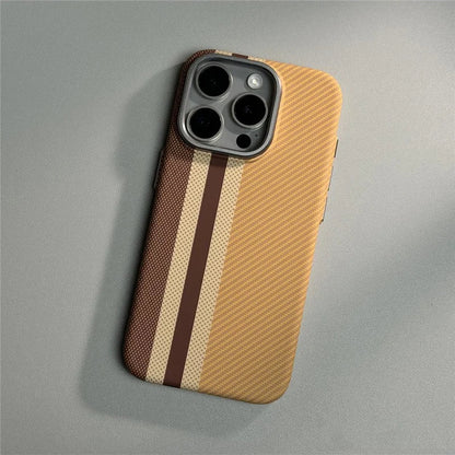 Carbon Fiber Textured Phone Case for iPhone 12-17 | Shock-Absorbing Protection with Raised Edges & Precise Cutouts