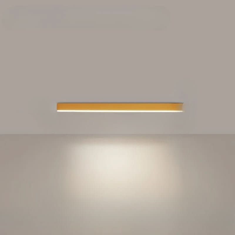 LED Flush Mount Fixture 24 Inch Aluminum Contemporary Overhead Light for Kitchen Dining Room Hallway Office Bedroom Energy-Saving Integrated