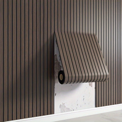 Stylish 3D PVC Wall Panels with Wood Texture | Self-Adhesive Design for Easy Home Upgrade