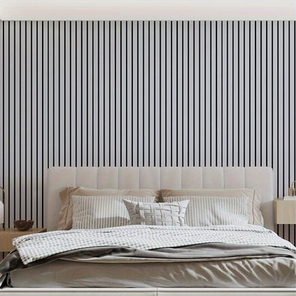 Stylish 3D PVC Wall Panels with Wood Texture | Self-Adhesive Design for Easy Home Upgrade