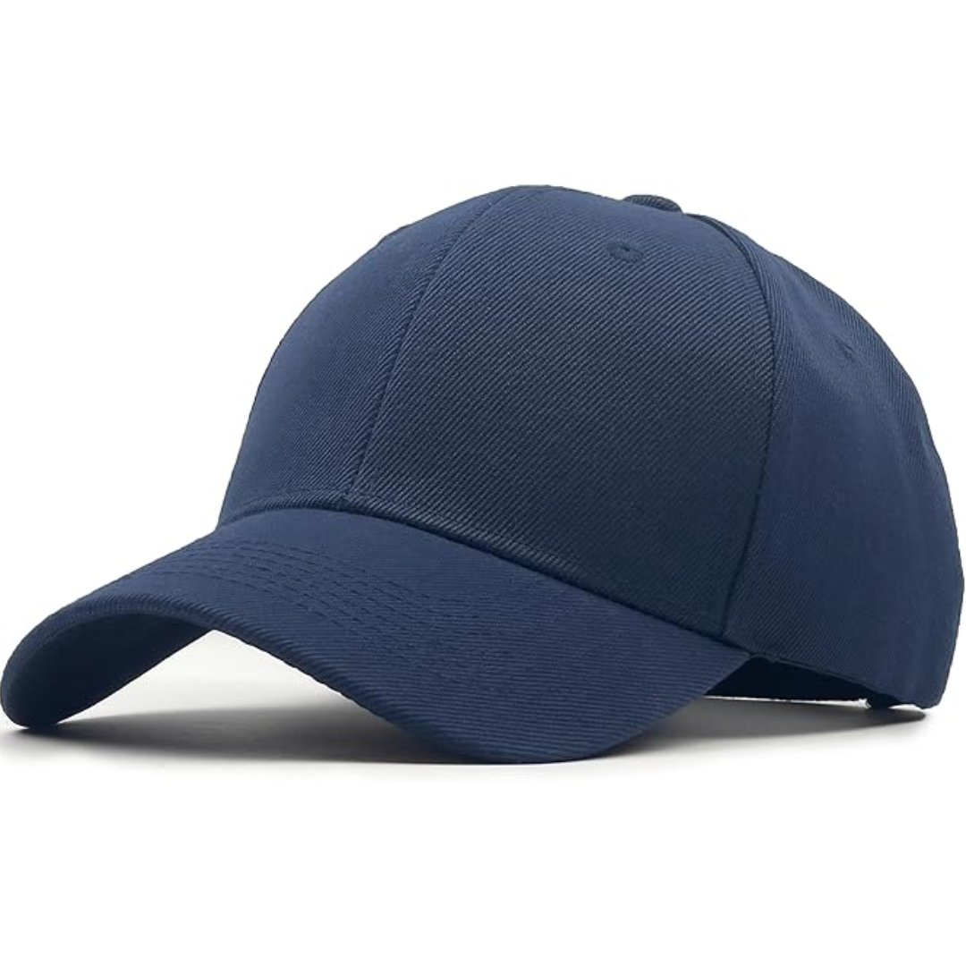 Stylish Adjustable Baseball Cap with Structured Design for Comfort