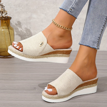 Ortekor Stylish Women's Platform Sandals with Lightweight Comfort | Open Design for All-Day Wear