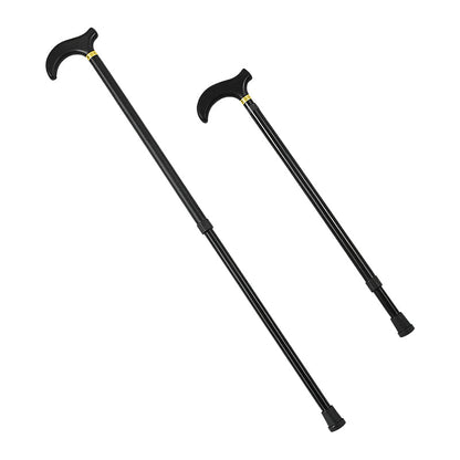 Height-Adjustable Aluminum Walking Cane with Non-Slip Rubber Tip for Everyday Stability and Support