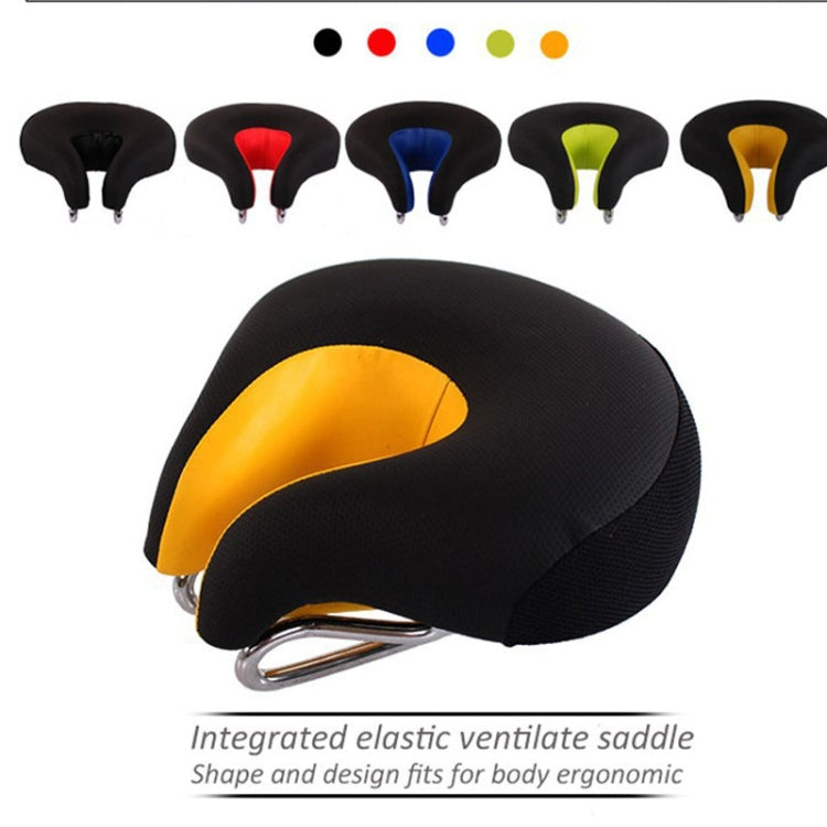 Ergonomic Bike Saddle with Thick Cushioning for Mountain Bikes, Road Cycling, and Commuting – Pressure Relief Design for Men and Women