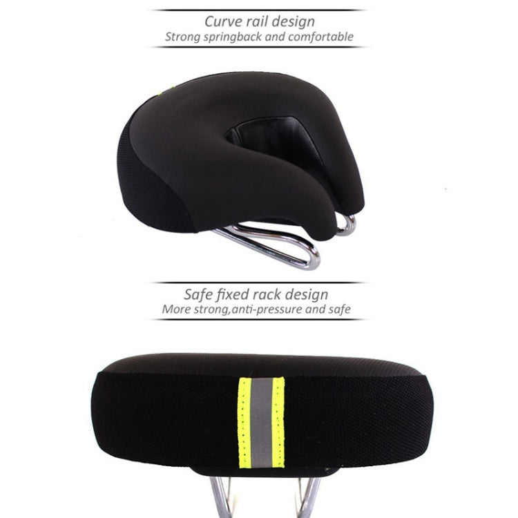 Ergonomic Pressure-Relief Bike Seat with Extra Cushioning for Mountain and Road Cycling