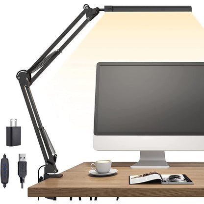 LED Desk Lamp with Adjustable Brightness & Color Temperature | Compact Design for Eye-Friendly Illumination