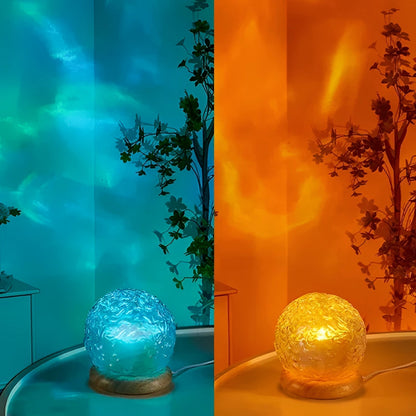 Celestial Mood Projector | Star-Pattern Lamp with Calming Projections | Elegant Design for Relaxation