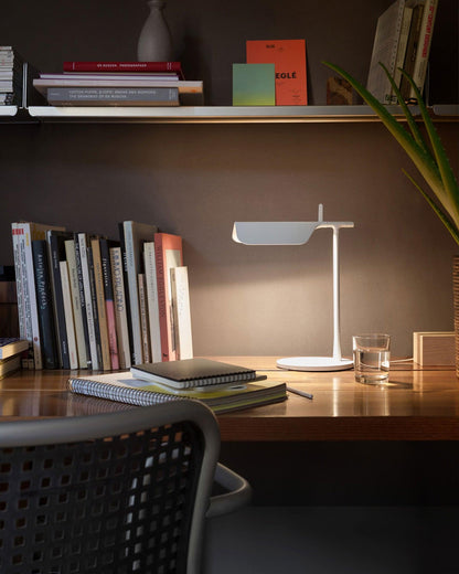 LED Desk Lamp with Horizontal Bar Light for Home Office & Study Areas | Modern Iron Task Lighting for Workspace Reading | Adjustable Warm &