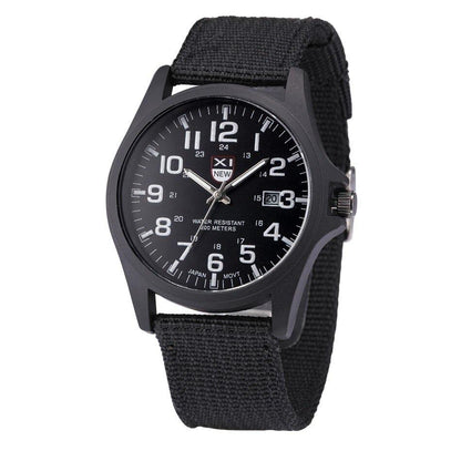 Rugged Field Watch for Men – Shock-Resistant Outdoor Timepiece with Luminous Dial & 656 ft Water Resistance for Hiking, Camping, Survival