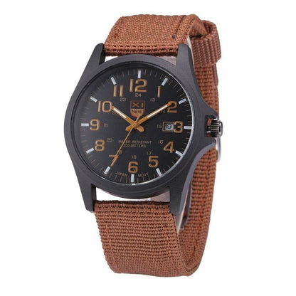 Rugged Field Watch for Men – Shock-Resistant Outdoor Timepiece with Luminous Dial & 656 ft Water Resistance for Hiking, Camping, Survival