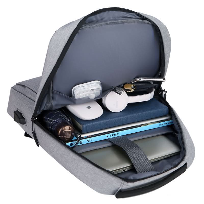 TechTrek Pro | Laptop Backpack for Men with Waterproof Design & USB Port | Smart Organization for Professionals