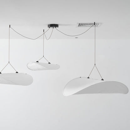 Oversized Paper Drum Shade Hanging Light Fixture Adjustable Height Contemporary Kitchen Island Chandelier Dining Room Ceiling Suspension Lam