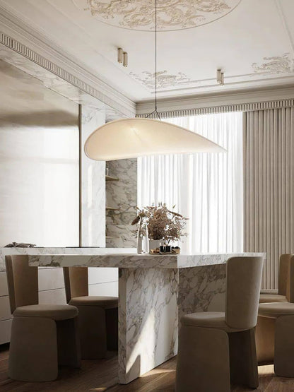 Oversized Paper Drum Shade Hanging Light Fixture Adjustable Height Contemporary Kitchen Island Chandelier Dining Room Ceiling Suspension Lam