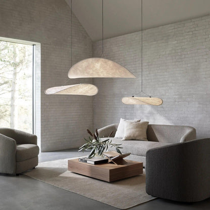 Oversized Paper Drum Shade Hanging Light Fixture Adjustable Height Contemporary Kitchen Island Chandelier Dining Room Ceiling Suspension Lam
