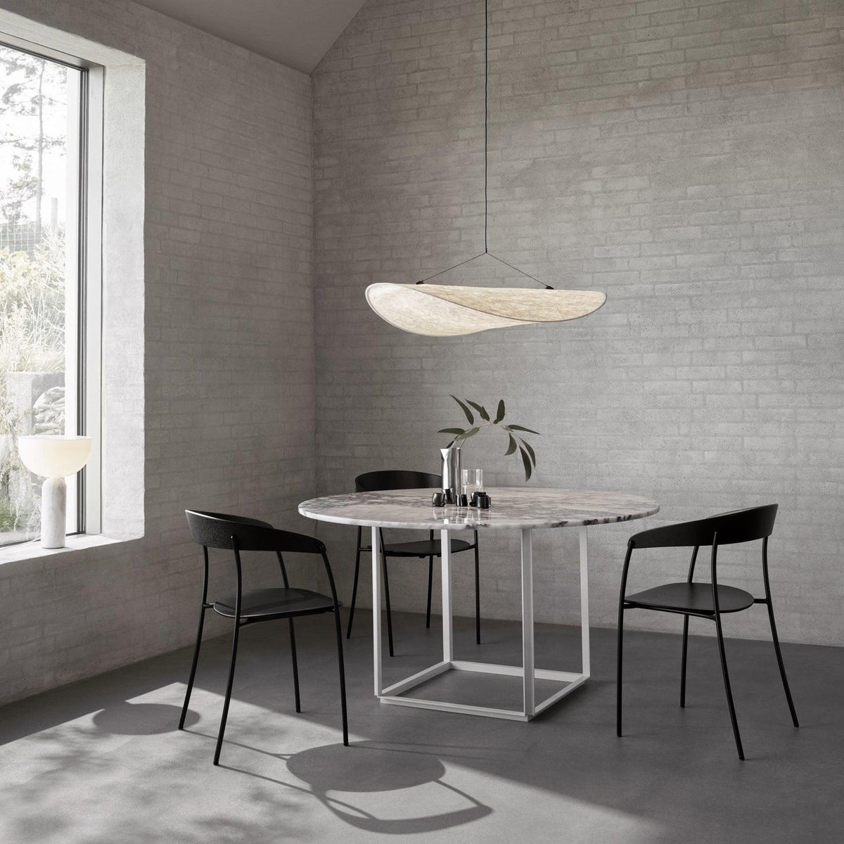Oversized Paper Drum Shade Hanging Light Fixture Adjustable Height Contemporary Kitchen Island Chandelier Dining Room Ceiling Suspension Lam