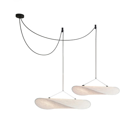 Oversized Paper Drum Shade Hanging Light Fixture Adjustable Height Contemporary Kitchen Island Chandelier Dining Room Ceiling Suspension Lam