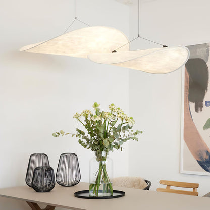 Oversized Paper Drum Shade Hanging Light Fixture Adjustable Height Contemporary Kitchen Island Chandelier Dining Room Ceiling Suspension Lam
