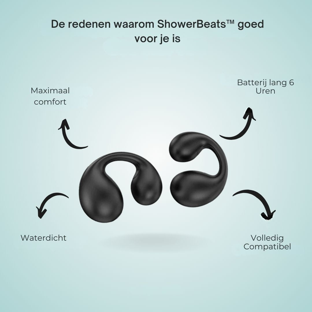 Waterproof Wireless Earbuds for Shower Swimming Exercise Bluetooth In-Ear Headphones 6-Hour Battery Music Listening