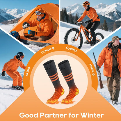 Thermal Socks | Heated Temperature Control Socks with App Control | Four Heat Levels for Ultimate Comfort