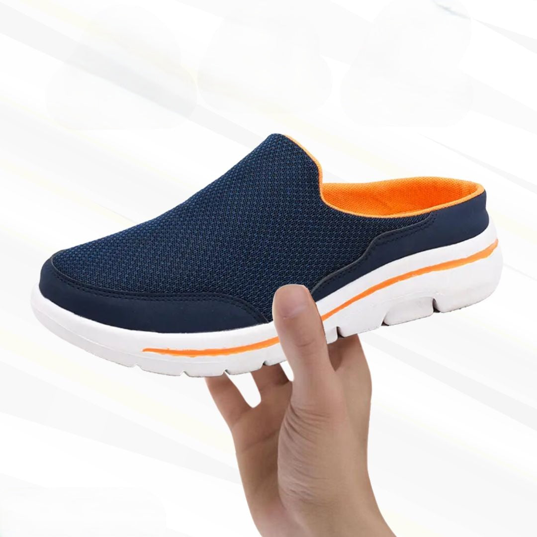 Men's Orthopedic Barefoot Shoes Wide Toe Box Lightweight Slip-Resistant Walking Sneakers for Neuropathy Arthritis Joint Pain Relief
