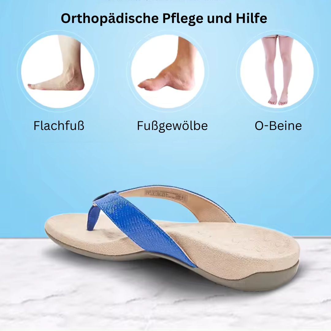Women's Orthopedic Slide Sandals with Toe Separator for Bunion Relief & Arch Support | Slip-Resistant Footbed for All-Day Comfort | Casual O