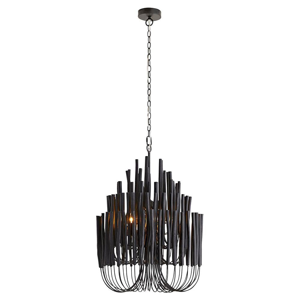 Layered Stick Pendant Light Fixture Metal Construction Adjustable Height Dining Room Entryway Foyer Modern Overhead Illumination Statement P