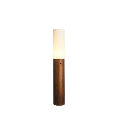 Wooden Standing Lamp 39 Inches Tall with Adjustable LED Light for Bedroom Living Room Reading Nook Slim Profile Modern Corner Lighting