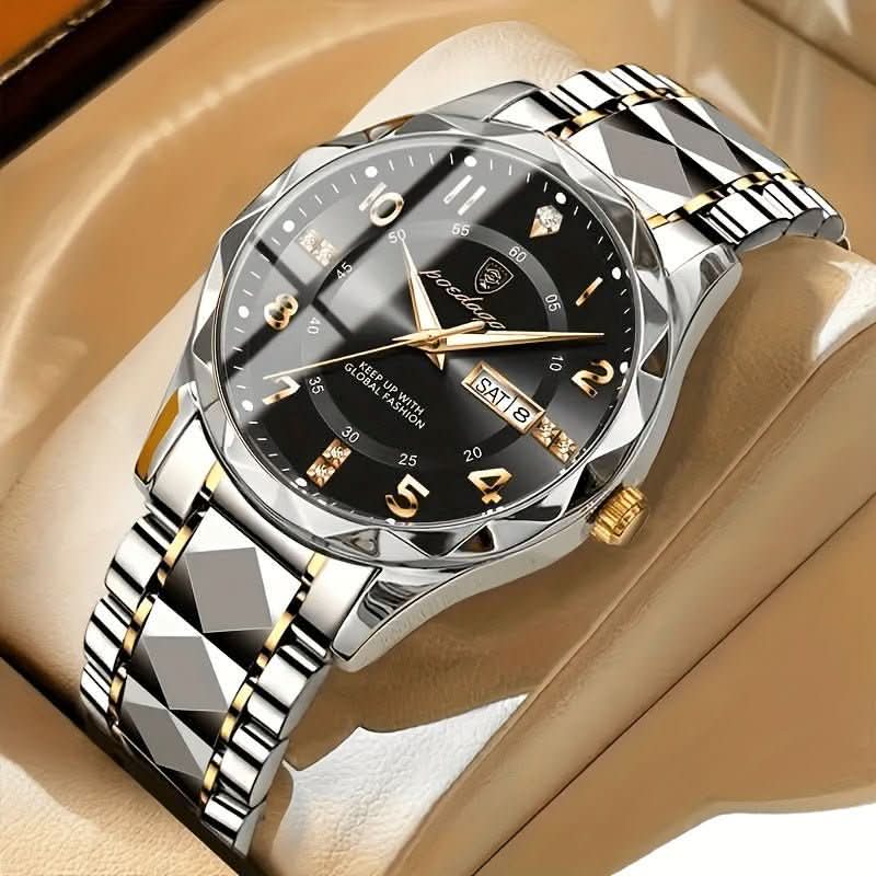 Men's Titanium Alloy Sports Watch – Waterproof Minimalist Analog Wristwatch with Adjustable Metal Band for Everyday Active Wear