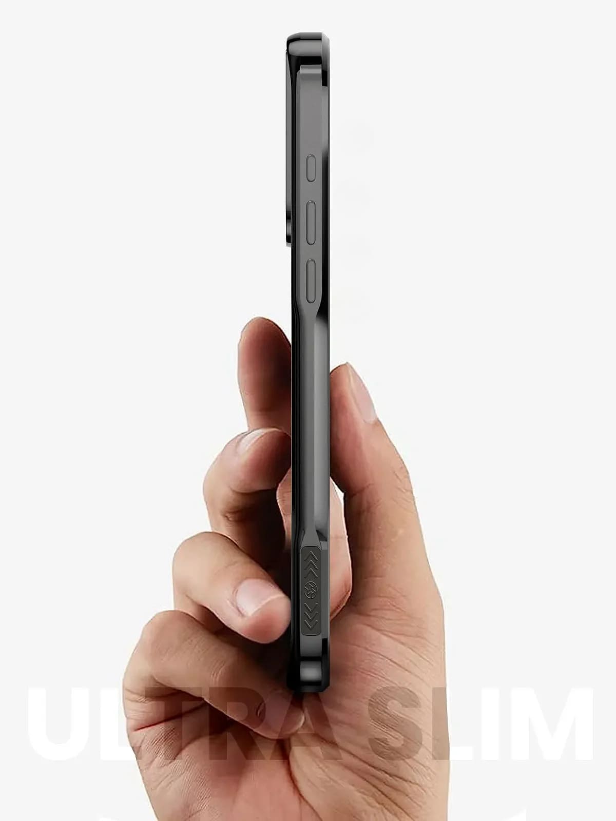 Translucent Hard Shell Case with Magnetic Charging for iPhone 12-17 – Metallic Finish, Raised Edges, Shock Protection