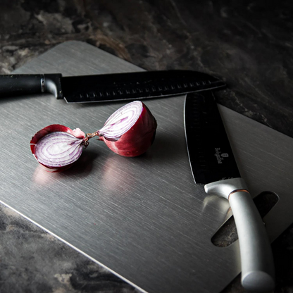 Ortekor Titanium Cutting Board | Non-Porous Surface for Ultimate Hygiene | Lightweight & Durable Kitchen Essential