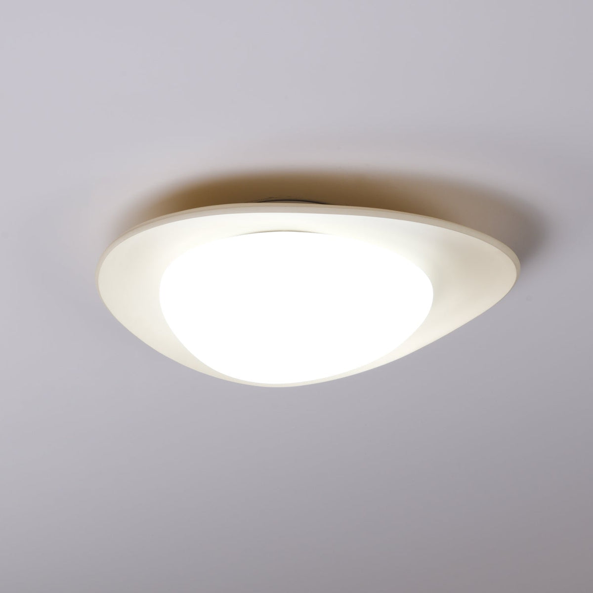 Flush Mount Ceiling Light Botanical Leaf Design Green 16 Inch Adjustable LED for Bedroom Kitchen Dining Room Natural Decor