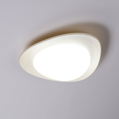 Flush Mount Ceiling Light Botanical Leaf Design Green 16 Inch Adjustable LED for Bedroom Kitchen Dining Room Natural Decor
