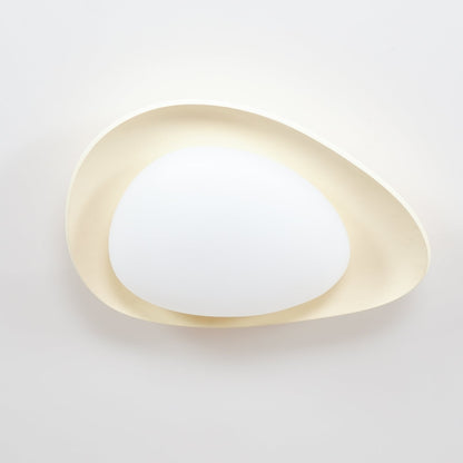 Flush Mount Ceiling Light Botanical Leaf Design Green 16 Inch Adjustable LED for Bedroom Kitchen Dining Room Natural Decor