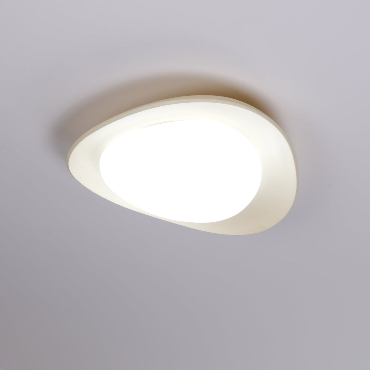Flush Mount Ceiling Light Botanical Leaf Design Green 16 Inch Adjustable LED for Bedroom Kitchen Dining Room Natural Decor