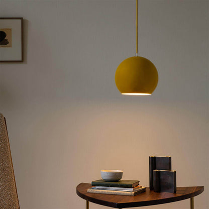 Overhead Drop Fixture for Countertops G9 Socket 8.3 × 7.5 Inch Metal Shade Single-Bulb Suspended Lamp Above Sink Bar Workspace Task Lighting