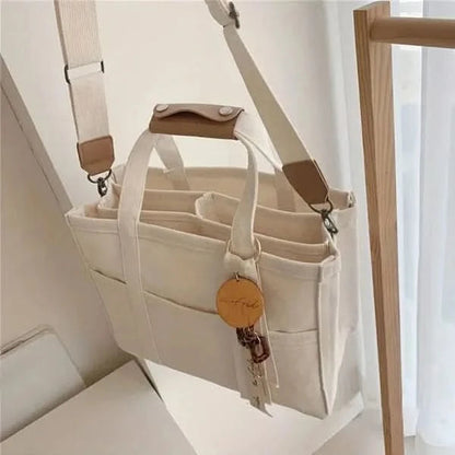 Canvas Tote Bags, Durable Tote Bag for Shopping and Grocery, Work Bag with Comfortable Handles, Everyday Canvas Bag