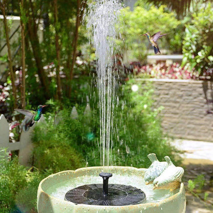 Tranquil Oasis | Solar-Powered Water Fountain with Adjustable Spray | Eco-Friendly Outdoor Decor