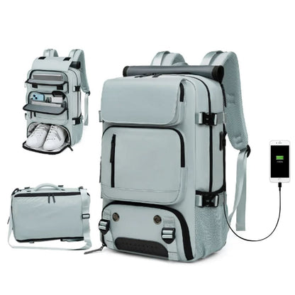 JETPACKER – Large Waterproof Travel Backpack USB Charging Port