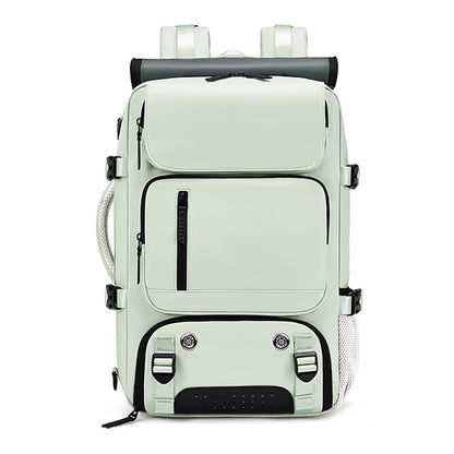 Travel Backpack with Shoe Compartment, Waterproof Laptop Backpack with USB Port, Anti Theft Work Backpack for Men