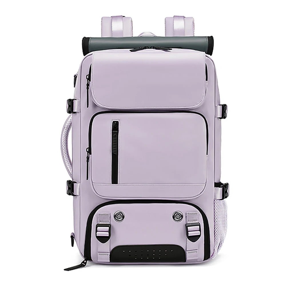 Travel Backpack with Shoe Compartment, Waterproof Laptop Backpack with USB Port, Anti Theft Work Backpack for Men