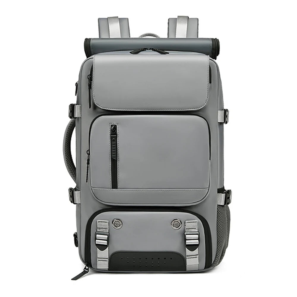 Travel Backpack with Shoe Compartment, Waterproof Laptop Backpack with USB Port, Anti Theft Work Backpack for Men
