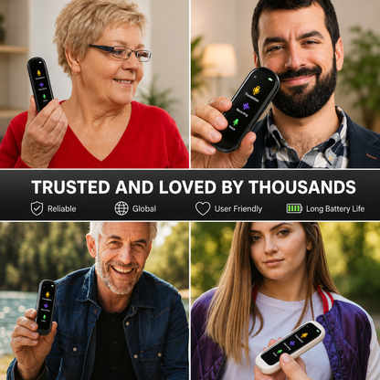Travel Translator Pen | Voice Language Scanner Device with Text Scanning Support | Compact Design for Easy Communication