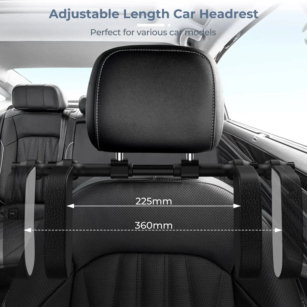 Ortekor Travel Comfort | Adjustable Car Neck Pillow with Side Support | Enhanced Stability for Relaxed Journeys